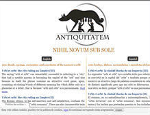 Tablet Screenshot of antiquitatem.com